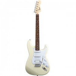 Fender Squier 370005580 Bullet Strat Electric Guitar With Tremolo HSS -Arctic White