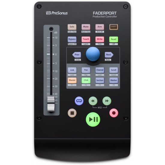 PreSonus Faderport USB Production Controller with Studio One Artist and Ableton Live Lite DAW Recording Software