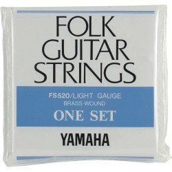 Yamaha FS520 Steel Guitar Strings - Brass Wound (12-53 Gauge)