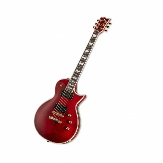 Esp Ltd Deluxe Eclipse Ec Traditional Series Flamed Maple See Thru Black Cherry Finish