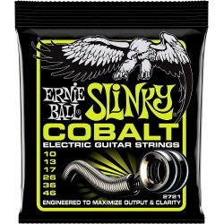 Ernie Ball 2721 Regular Slinky Cobalt Electric Guitar Strings - .010-.046