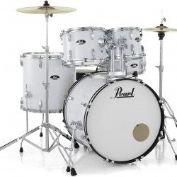 Pearl RS525SC/C#33 Road Show 5pc Drum Set 2216B/1008T/1209T/1616F/1455S With Cymbal & Hardware Pure White Finish