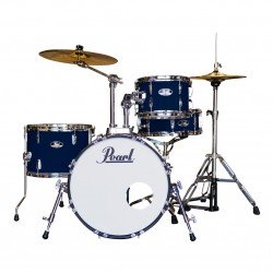 Pearl Road Show 4pc Drum Set 1812B/1007T/1410F/1350S with Cymbal & Hardware Royal Blue Metallic