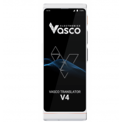 Vasco Translator V4 Universal Translator With 108 Languages And  Free Lifetime Internet-Pearl White