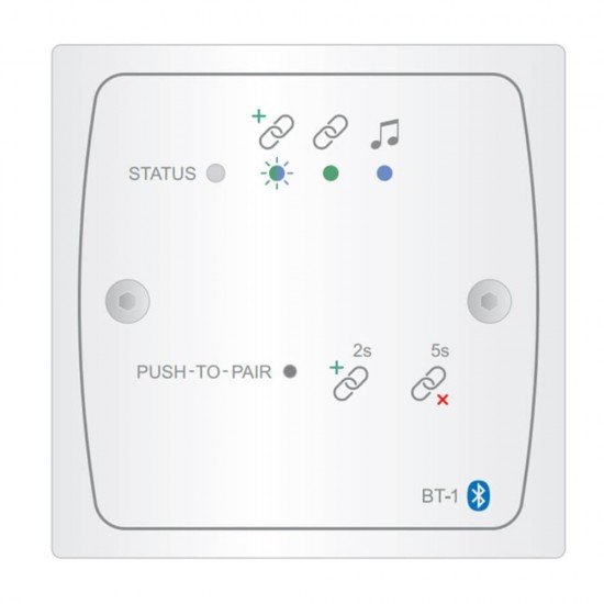 Cloud BT-1FW Bluetooth Active Facility Input Plate - White