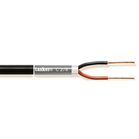 Tasker C276BK Speaker Cable 2x2.5, 100 Mtrs
