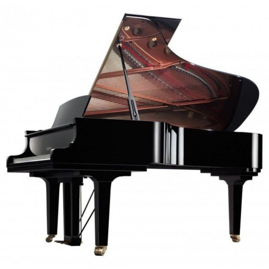 Yamaha  C5PE Grand Piano Polished Ebony, Black