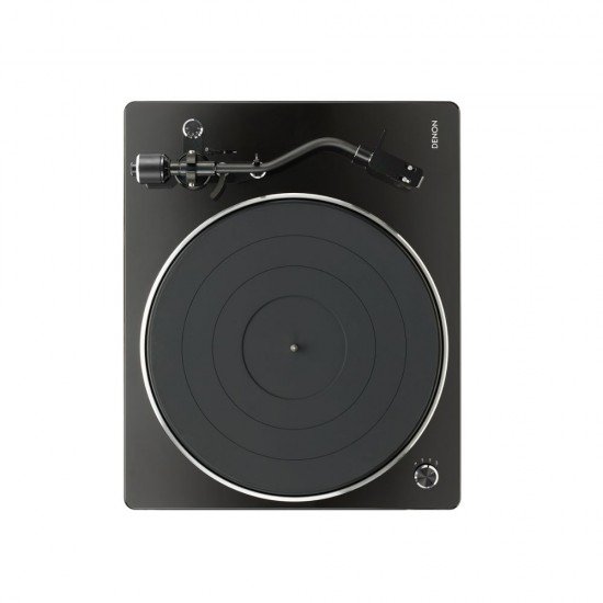 Denon DP400BKEM Premium Belt-Driven Hi-Fi Turntable - Black