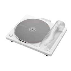 Denon DP400BKEM Premium Belt-Driven Hi-Fi Turntable - White