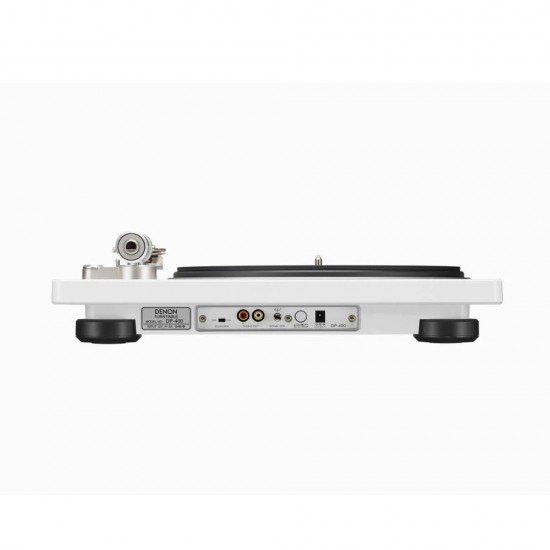 Denon DP400BKEM Premium Belt-Driven Hi-Fi Turntable - White