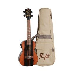 Flight DUC460 EQ Electro-Acoustic Concert Ukulele - Amara Wood