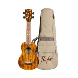 Flight DUS445 Glossy Acacia Soprano Ukulele