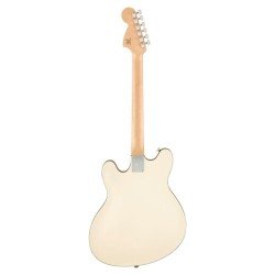 Fender 0378450505 Electric Affinity Series Starcaster Deluxe Guitar -  Olympic White