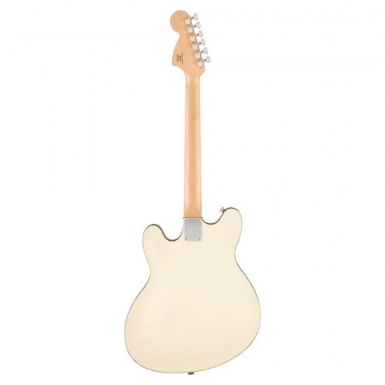 Fender 0378450505 Electric Affinity Series Starcaster Deluxe Guitar -  Olympic White