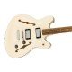 Fender 0378450505 Electric Affinity Series Starcaster Deluxe Guitar -  Olympic White