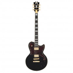 D'Angelico DADBATLSBKGS Deluxe Atlantic Baritone - Solid Black