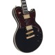 D'Angelico DAPATLBLFCS Premier Atlantic Single-Cutaway Guitar - Black Flake