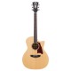 D'Angelico DAPG200NATAP Premier Gramercy Acoustic-Electric Guitar - Natural