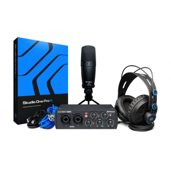 Presonus AudioBox USB 96 Studio Recording Bundle