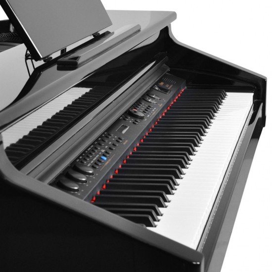 Artesiapro AG-30 Micro Grand Digital Piano Includes Bench - Black 