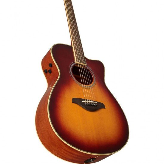 Yamaha FSC-TA TransAcoustic Concert Acoustic-electric Guitar - Brown Sunburst