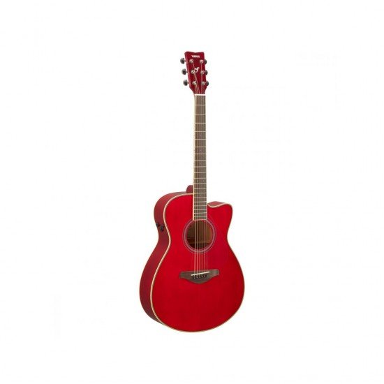 Yamaha FSC-TA TransAcoustic Concert Cutaway Acoustic-electric Guitar - Ruby Red