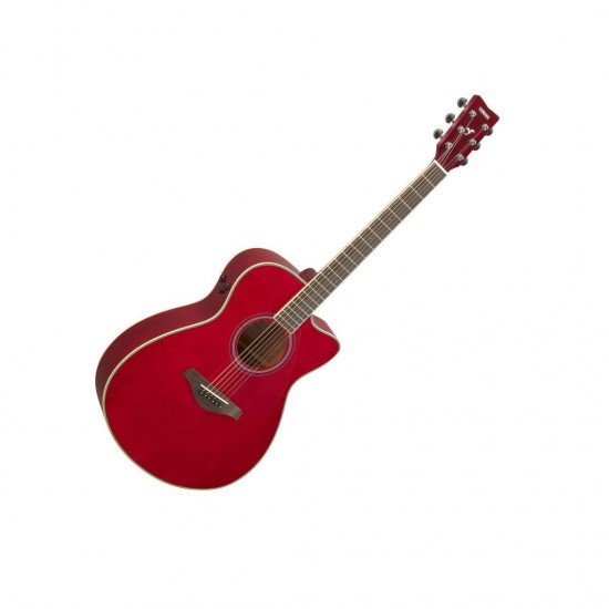 Yamaha FSC-TA TransAcoustic Concert Cutaway Acoustic-electric Guitar - Ruby Red