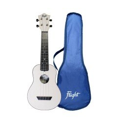 Flight TUS35 White Travel Soprano Ukulele