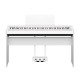 Yamaha L200WH Stand for P-225 Digital Piano - White
