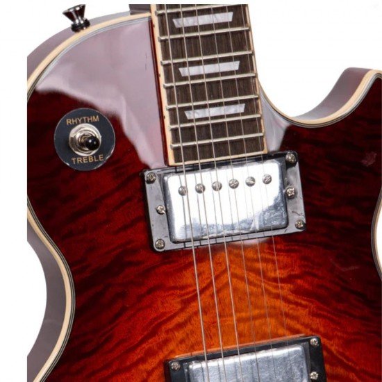 Tansen LP601BNS Electric Guitar -  Brown Sunburst