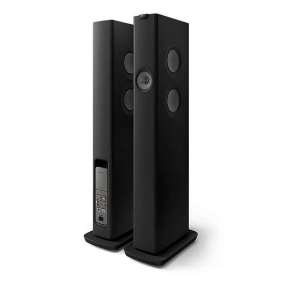 KEF LS60WIRELESSCARBONBLACK Floorstanding Speaker - Carbon Black