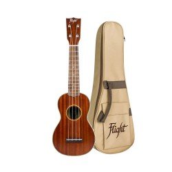 Flight MUS2 Solid Mahogany Soprano Ukulele