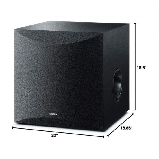 Yamaha NSNSW100P 10 inch 100-watt Subwoofer - Black
