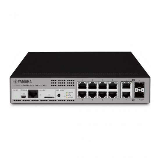 Yamaha SWR2311P-10G Gigabit Dante Switch with PoE