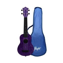 Flight TUS65 Soprano Travel Ukulele - Amethyst