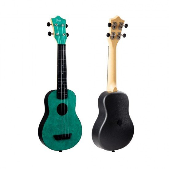 Flight TUS65 Soprano Travel Ukulele - Emerald