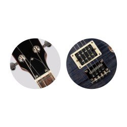 Flight Electric Ukulele Vanguard Transparent Black 