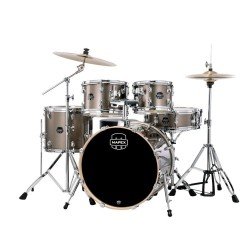 Mapex VE5044FTCVH Fusion Drum Set - Black Galaxy Sparkle
