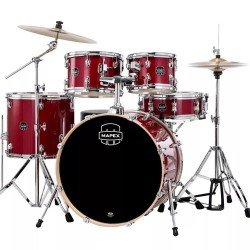 Mapex VE5294FTCVM Rock Drum Set - Crimson Red Sparkle