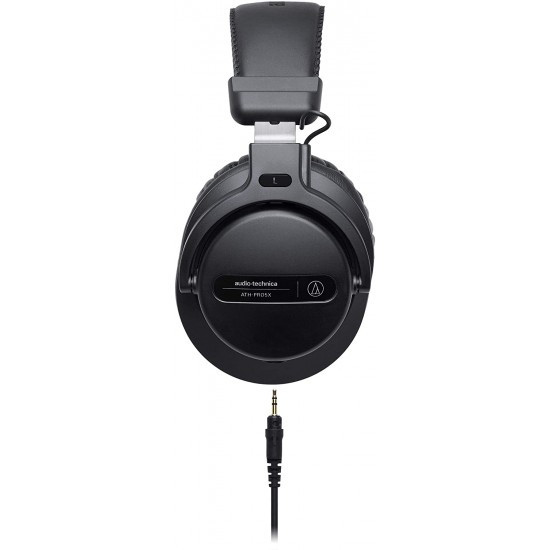 Audio Technica ATH-PRO5X-BK Professional Over-Ear DJ Monitor Headphones - Black