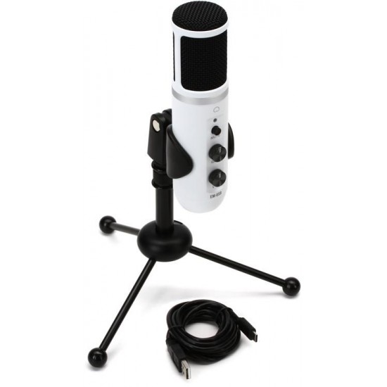 Mackie EM-USB Condenser Microphone - Artic White