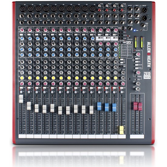 Allen & Heath ZED16FX 16-CH Mixer with USB Audio Interface and Built-In FX