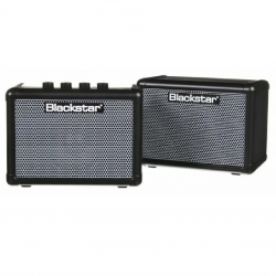 Fly3 Stereo Bass Pack - 6 Watt 2 x 3" Black Bass Guitar Combo Amplifier with Extension Speaker