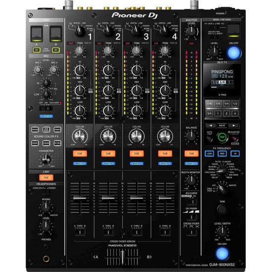 Pioneer DJM-900NXS2 4-channel Digital Pro-DJ Mixer - Black