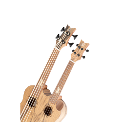 Ortega Tenor Size Double Neck Ukulele/ Uke Bass Natural - Hydra-BSTE