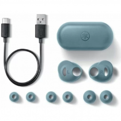 Yamaha Audio TW-E3A True Wireless Earbuds, Blue 