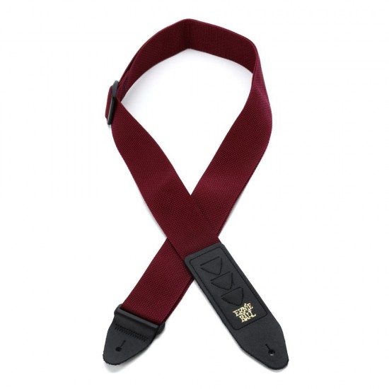 Ernie Ball P04688 Pickholder Polypro Guitar Strap - Burgundy