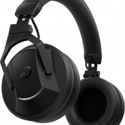 AlphaTheta HDJ-F10-TX Wireless Monitor Headphones with HP-TX01 Transmitter  - Black