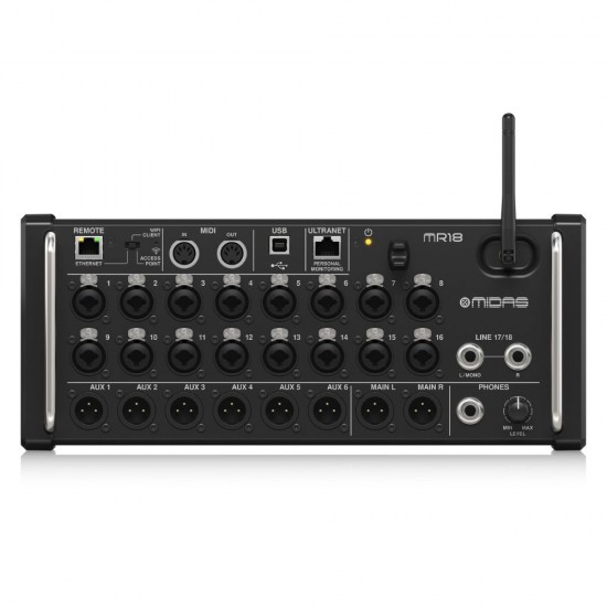 MIDAS MR18 Digital Stagebox Mixer - Black