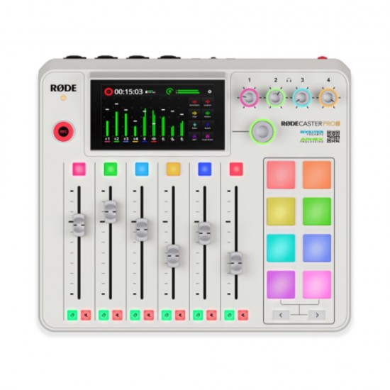 Rode RODECASTER Pro II Podcast Production Console - White